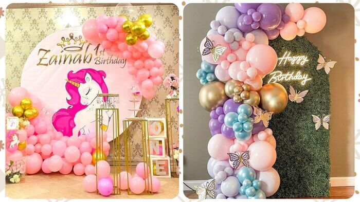 zainab-1st-birthday-party-ballon-decoration-at-home
