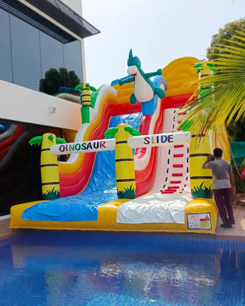 Dinosaur Jungle Pool Slide