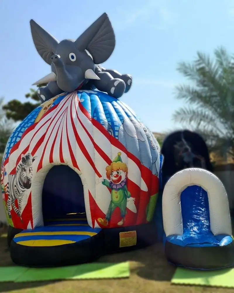 Elephant-on-Top-Bouncy-with-Slide
