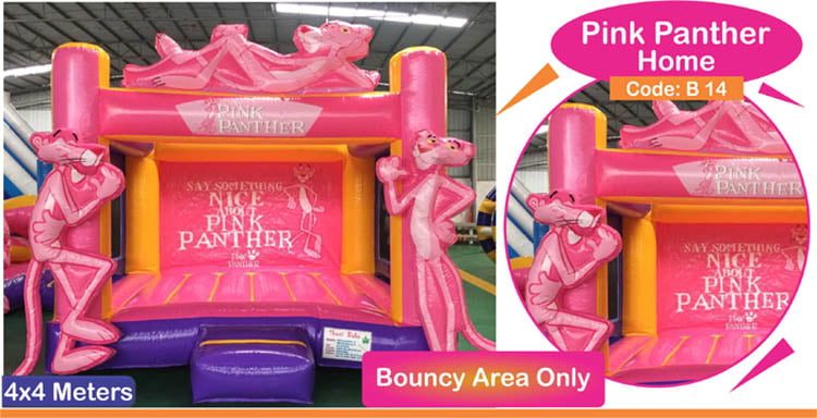 girls bouncy castle - pink bouncy castle