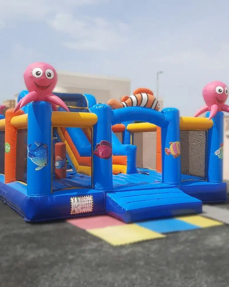 Octopus-Jumping-Castle