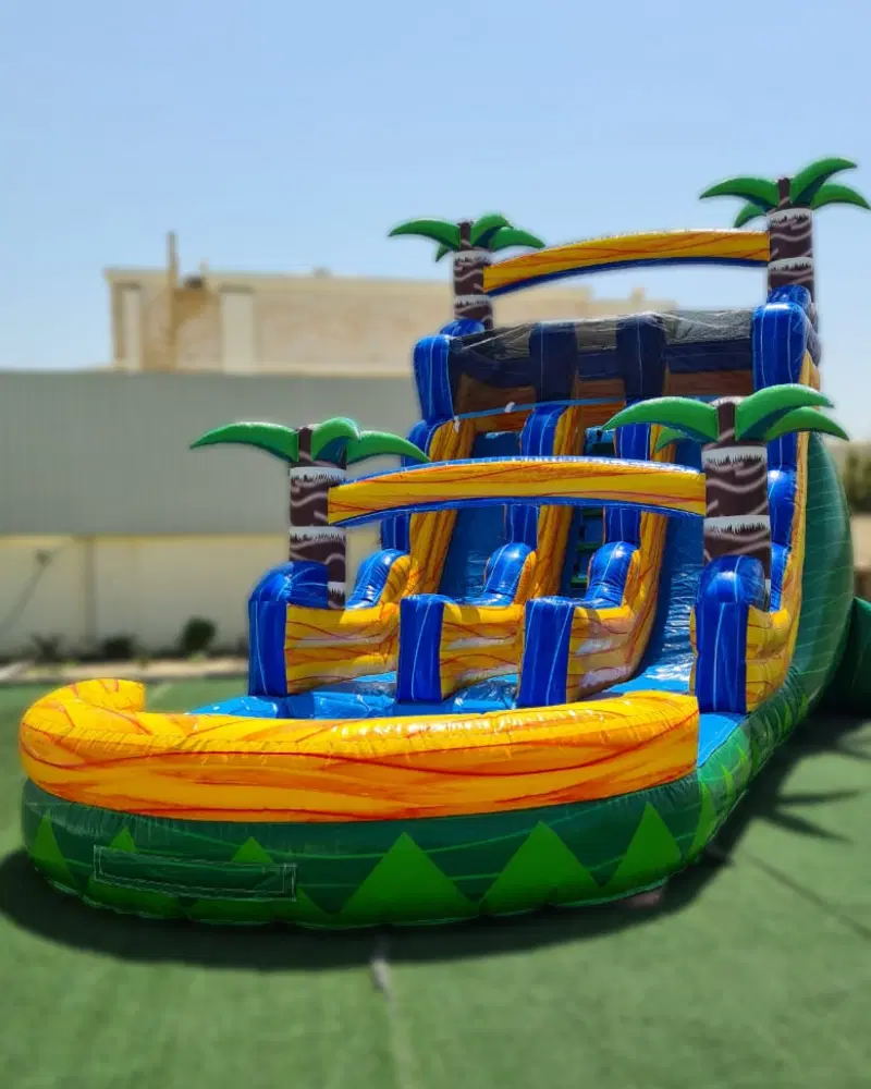 Palm-Oasis-Dual-Lane-Water-Slide