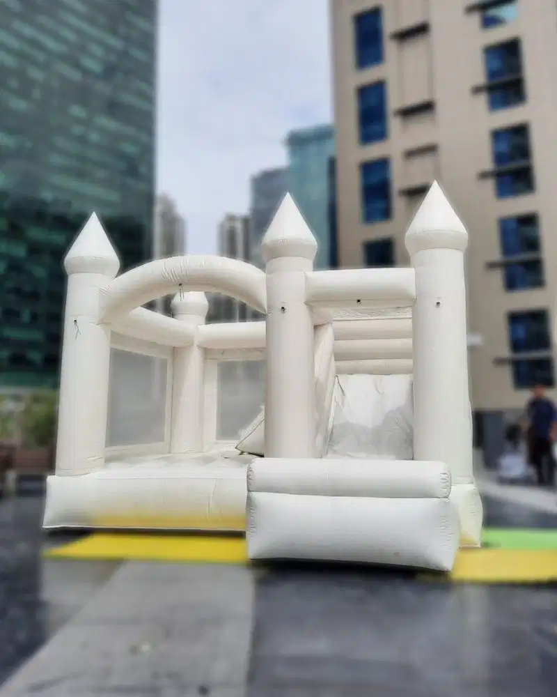 White-Bouncy-with-Slide
