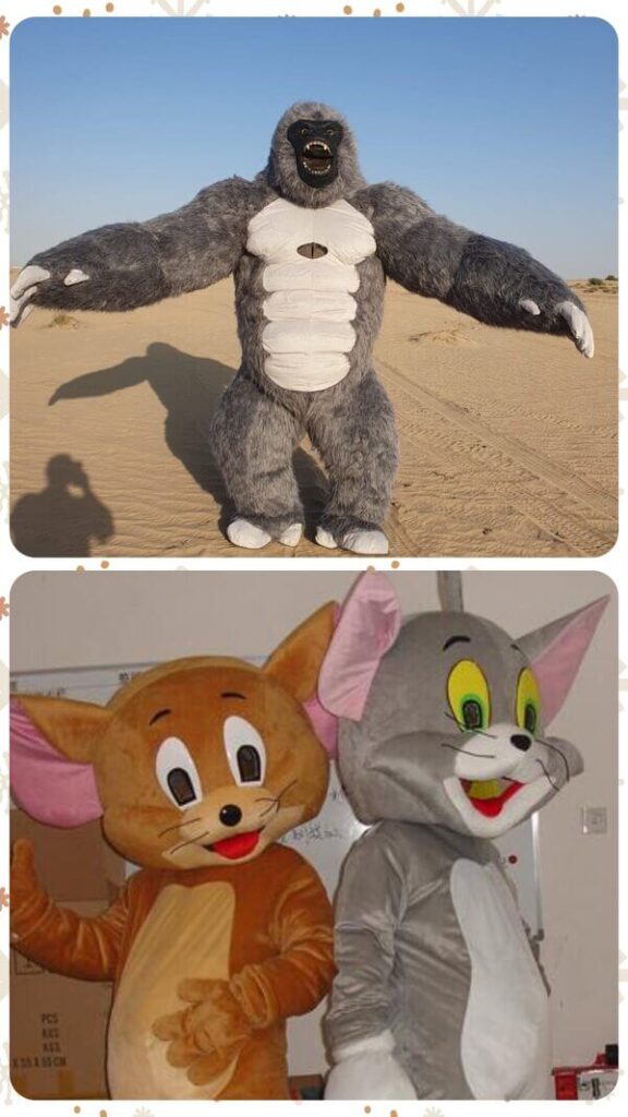Tom-and-jerry-mascot-on-rent-dubai-UAE