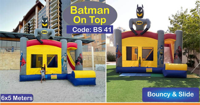 batman-on-bouncy-slide-for-rent-in-Dubai-UAE