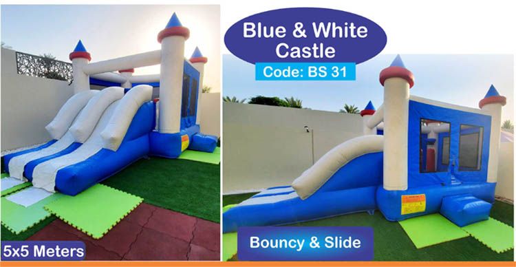 blue-white-jumping-Castle-with-double-slides