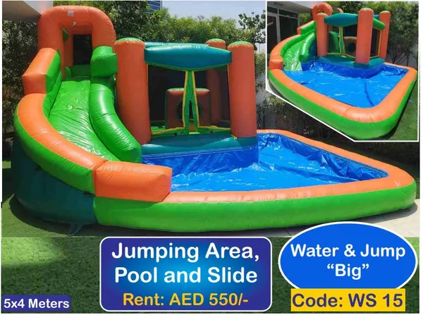 inflatable water slide for hire
