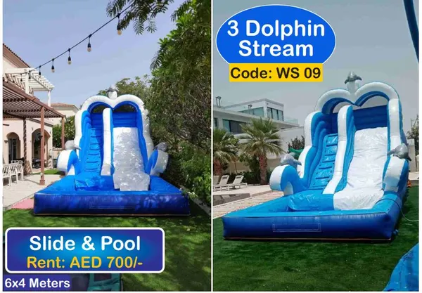 inflatable water slide to hire