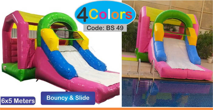 multicolor-bouncy-castles-with-slides-in-dubai