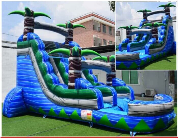 inflatable-palm_sliding_with_pool_for_kids