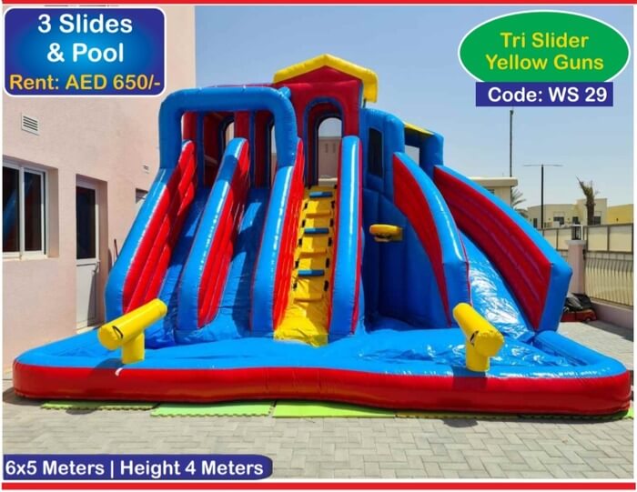 slides_with_water_pool_for_kids