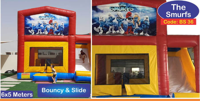 smurfs-bouncy-and-slide-for-kids-party