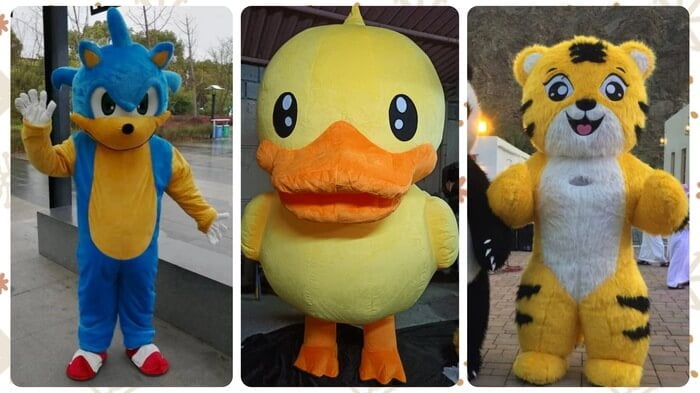 sonic-and_duck-costumes-for-rent-in-dubai-UAE