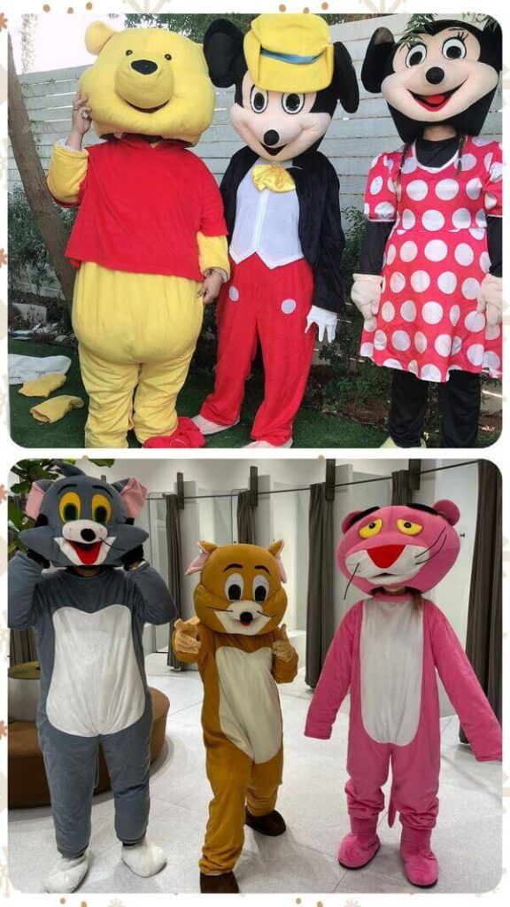 tom-bear-micke-mouse-mascots-on-rent-dubai